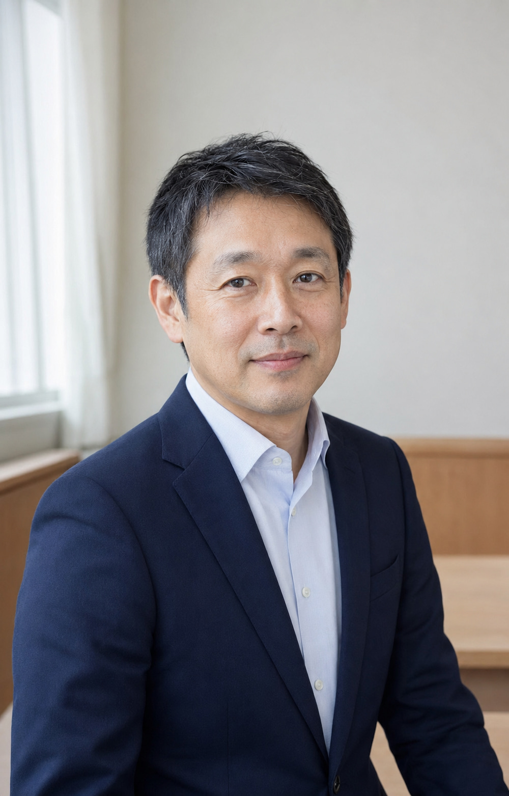 補助金活用の整理相談を担当する架空の行政書士・高瀬直人